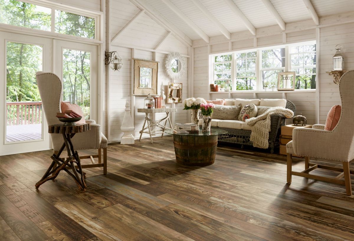 laminate installation tiles with a ceramic appearance